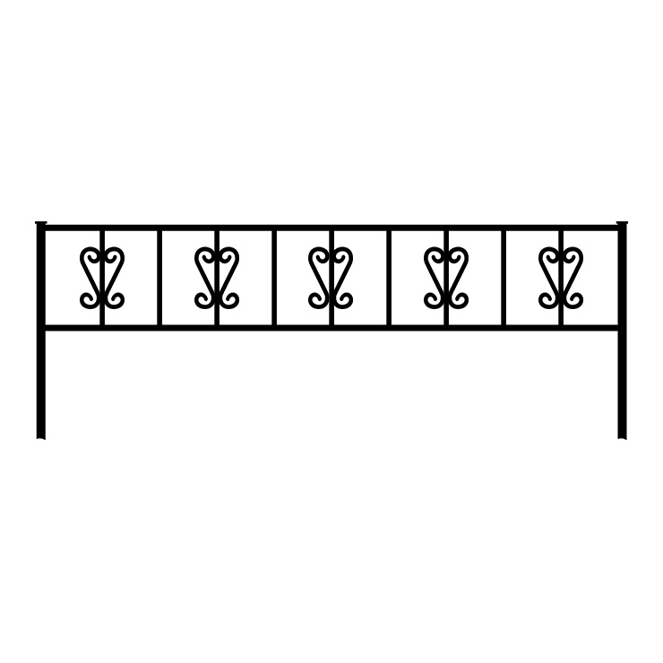 Металлические оградки, столы, скамейки в&nbsp;Нефтегорске | Оградка №8
