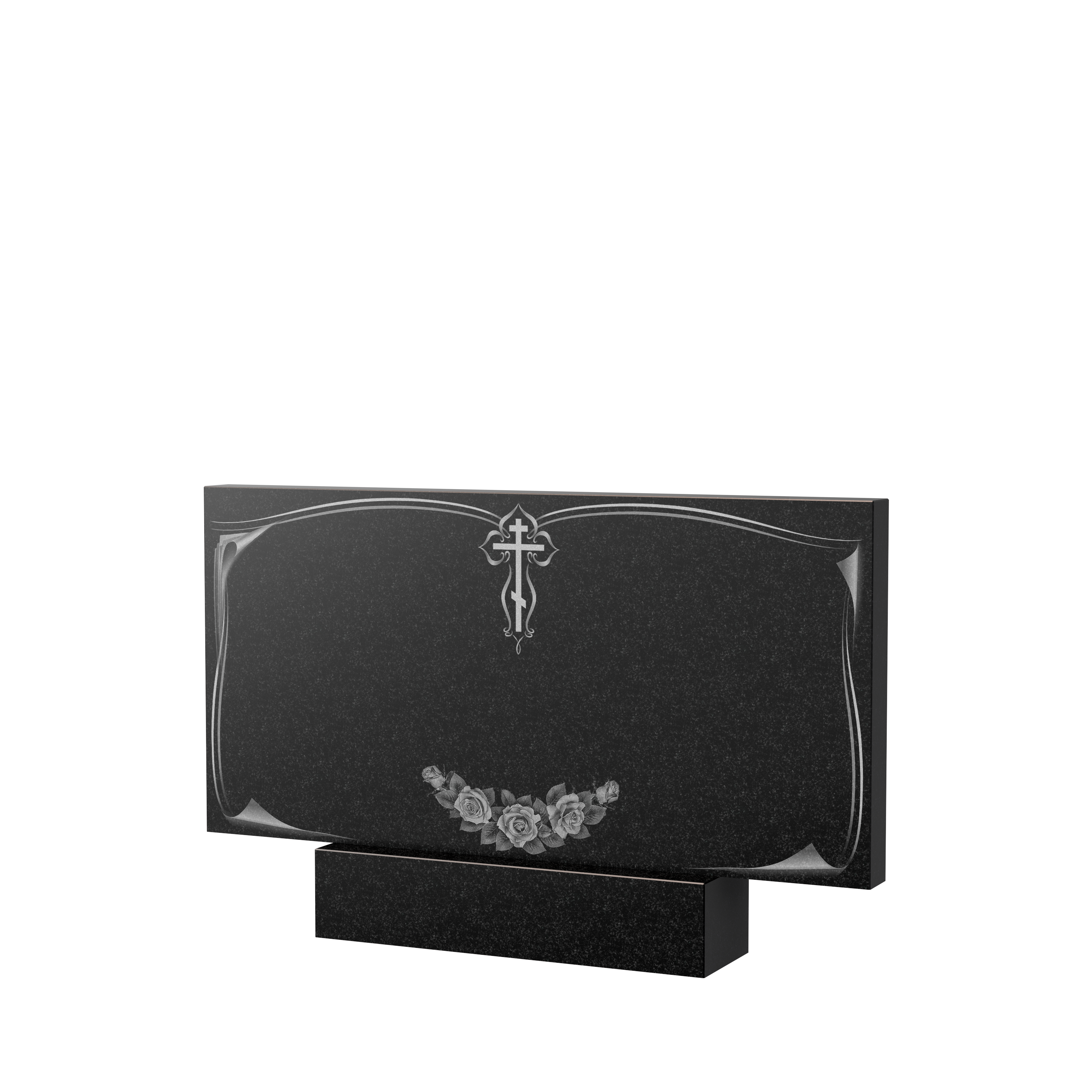 Художественное оформление памятника в&nbsp;Нефтегорске | Художественное оформление на гранитную стелу, рисунок ГХО-001