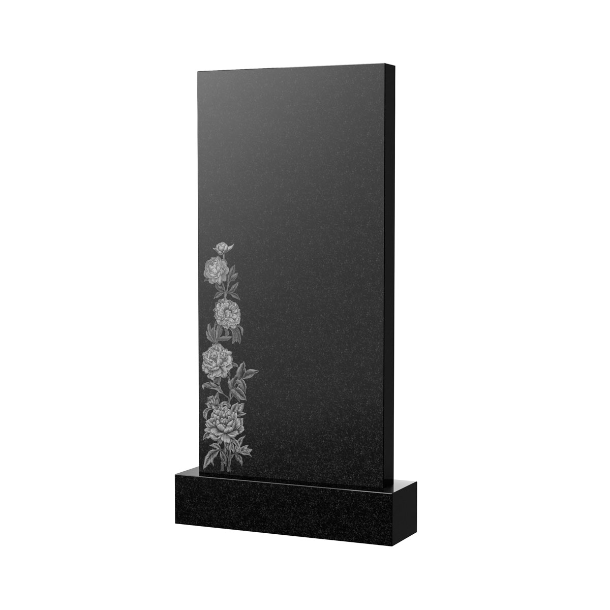 Художественное оформление памятника в&nbsp;Нефтегорске | Художественное оформление на гранитную стелу, рисунок ВХО-059