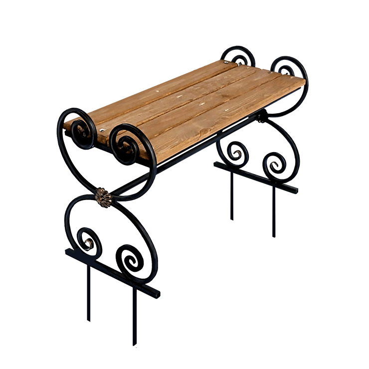 Кованые изделия в&nbsp;Нефтегорске | Кованая скамейка СТ.001