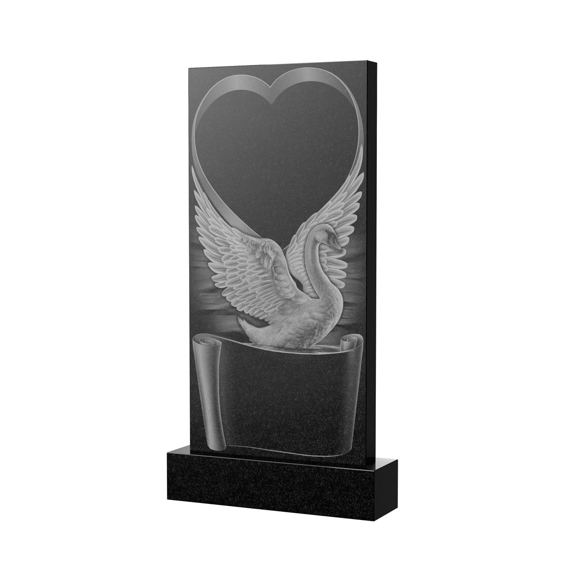 Художественное оформление памятника в Нефтегорске | Художественное оформление на гранитную стелу, рисунок ВХО-034