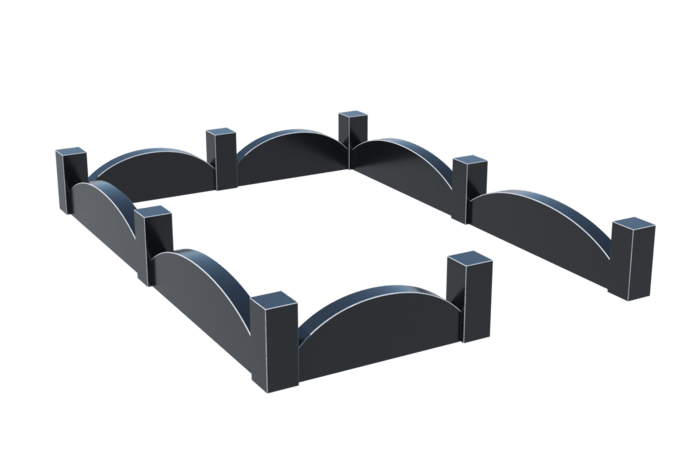 Цоколи на могилу в&nbsp;Нефтегорске | Цоколь на могилу №0001