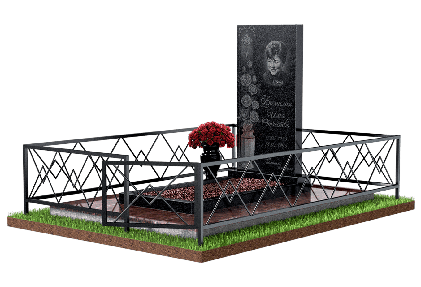 Благоустройство захоронения в Нефтегорске