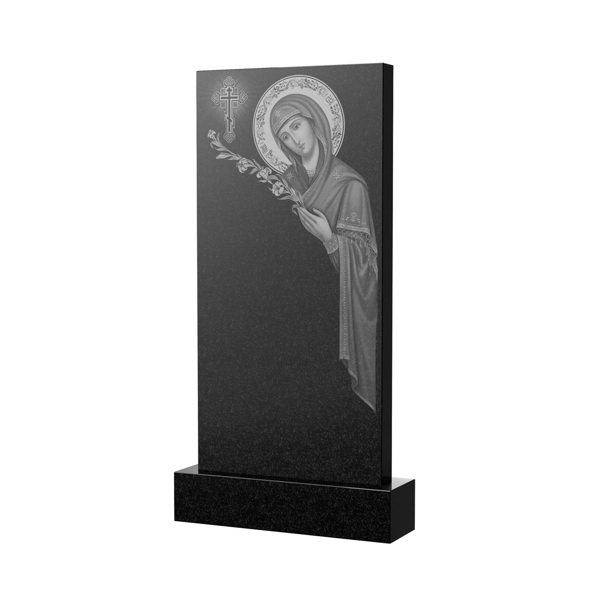 Художественное оформление памятника в&nbsp;Нефтегорске | Художественное оформление на гранитную стелу, рисунок ВХО-035