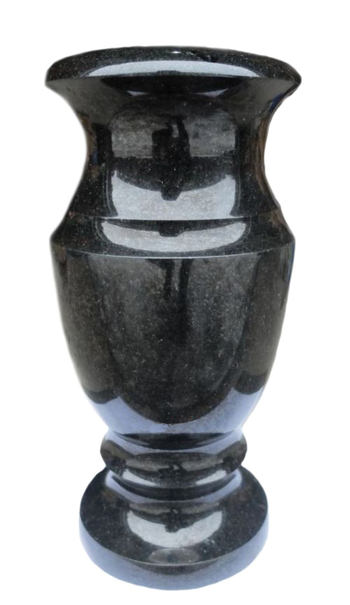 Вазы из камня в&nbsp;Нефтегорске | Ваза гранитная «Габбро 30»