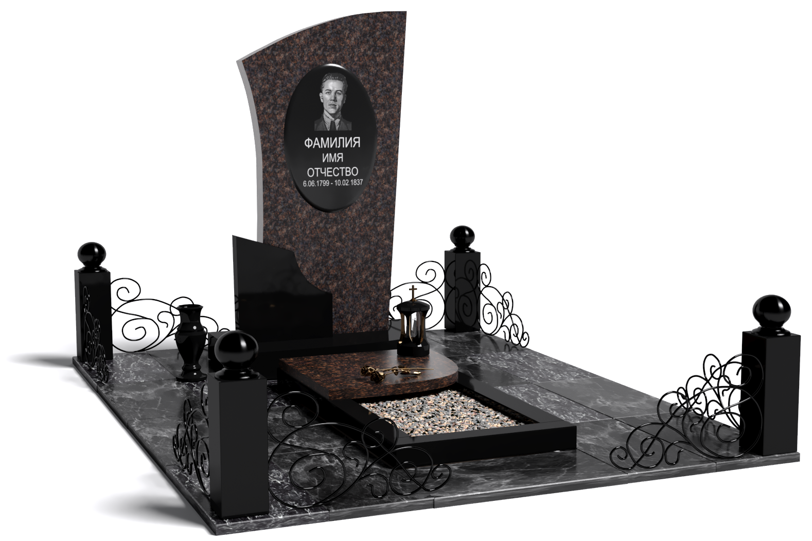 Одинарные мемориальные комплексы в&nbsp;Нефтегорске | Мемориальный комплекс №12