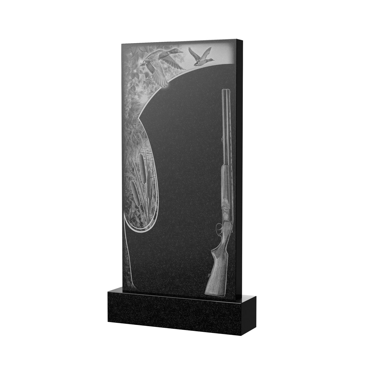 Художественное оформление памятника в&nbsp;Нефтегорске | Художественное оформление на гранитную стелу, рисунок ВХО-052