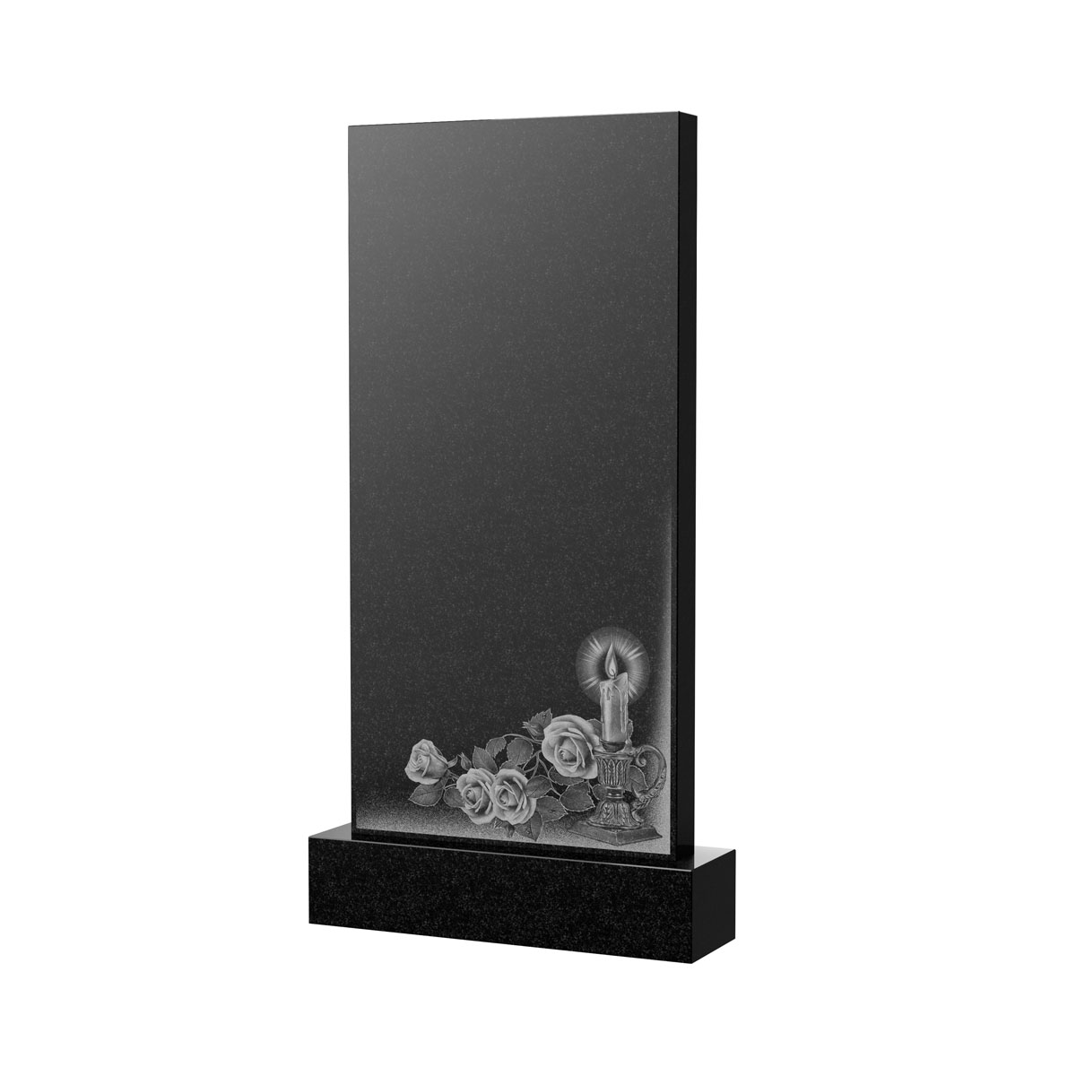 Художественное оформление памятника в&nbsp;Нефтегорске | Художественное оформление на гранитную стелу, рисунок ВХО-050