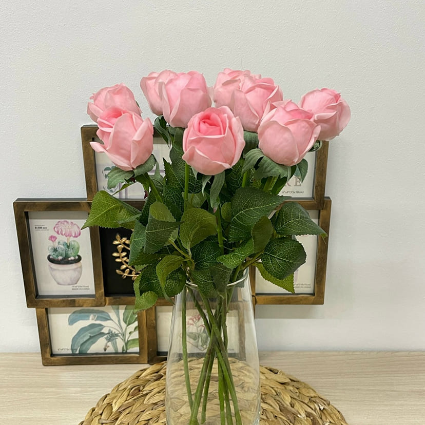 Искусственные цветы в Нефтегорске | Цветок искусственный «Роза», нежно-розовая, одиночный