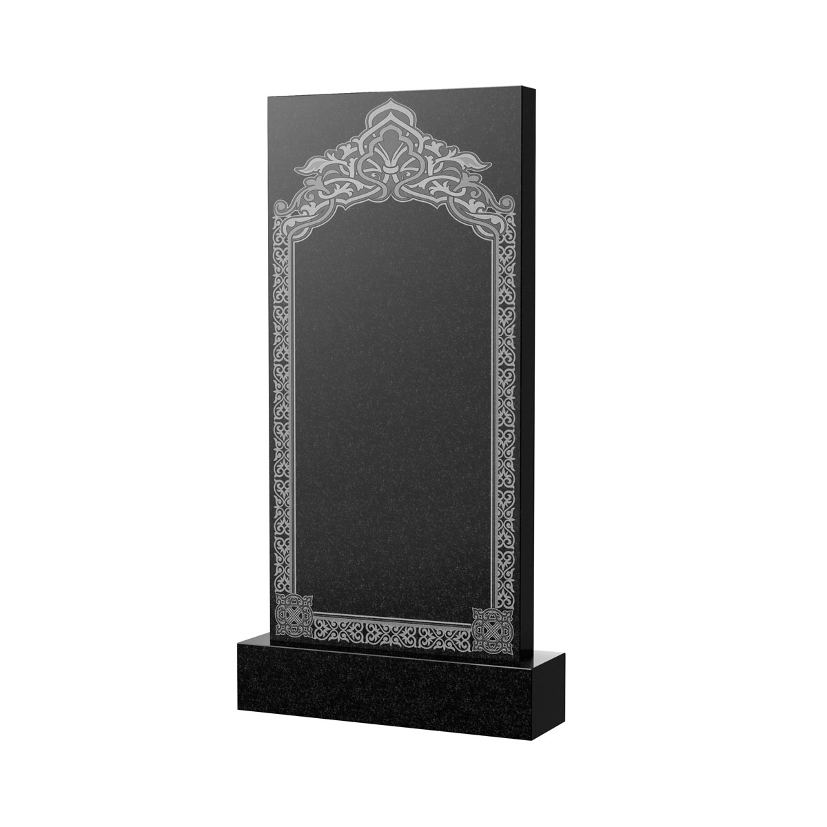 Художественное оформление памятника в&nbsp;Нефтегорске | Художественное оформление на гранитную стелу, рисунок ВХО-044