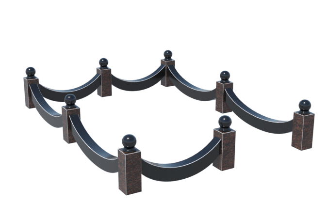 Цоколи на могилу в&nbsp;Нефтегорске | Цоколь на могилу №0026