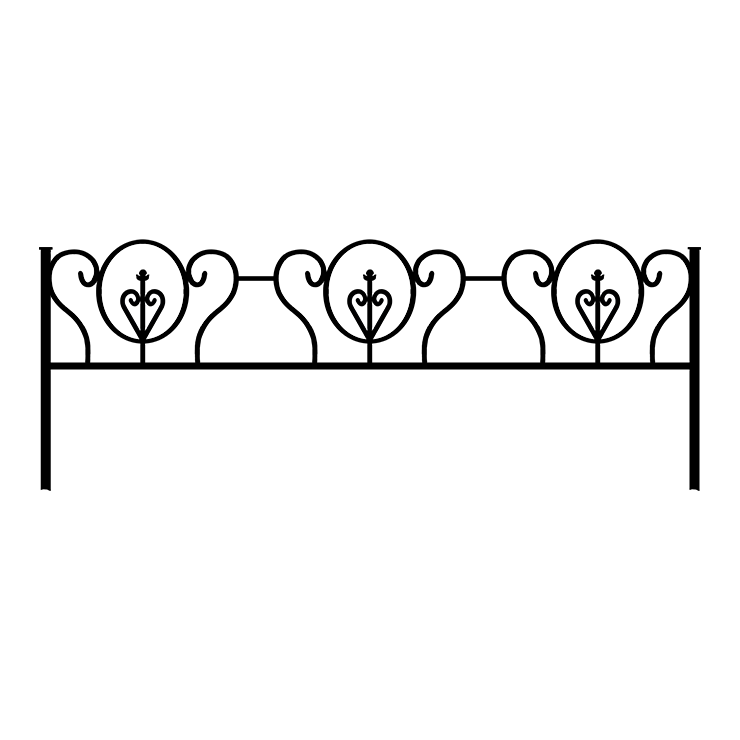 Металлические оградки, столы, скамейки в&nbsp;Нефтегорске | Оградка №3
