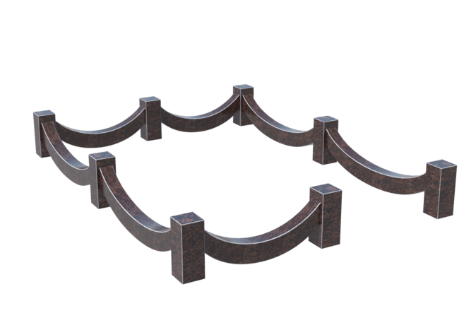 Цоколи на могилу в&nbsp;Нефтегорске | Цоколь на могилу №0025