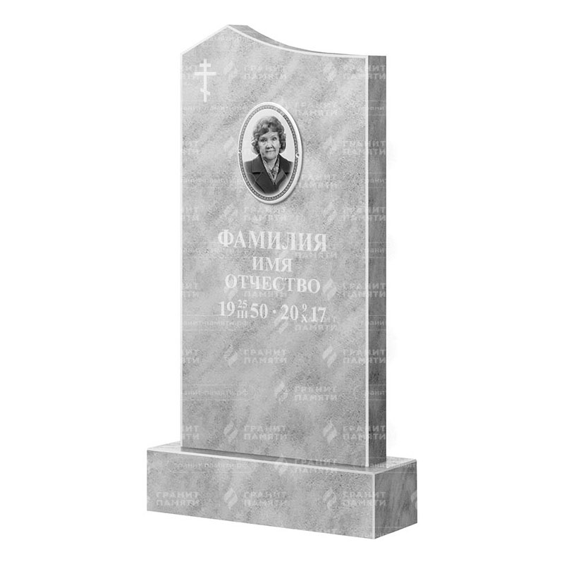 Бюджетные памятники в&nbsp;Нефтегорске | Мраморный памятник ФМ-008
