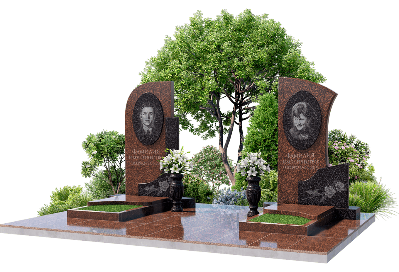 Уход и озеленение мест захоронений в Нефтегорске