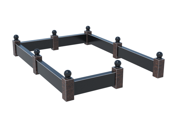 Цоколи на могилу в&nbsp;Нефтегорске | Цоколь на могилу №0035