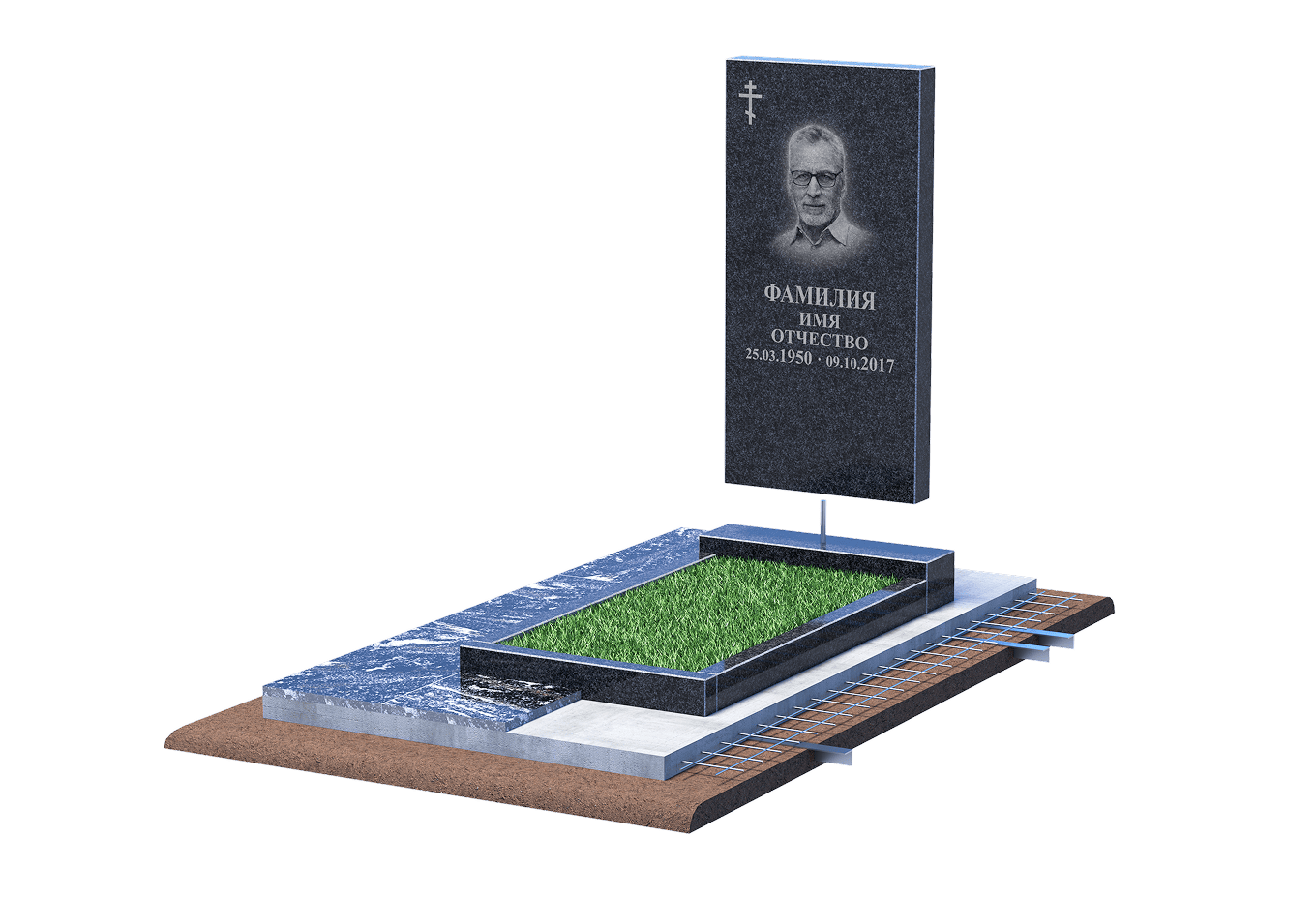 Установка памятника в Нефтегорске