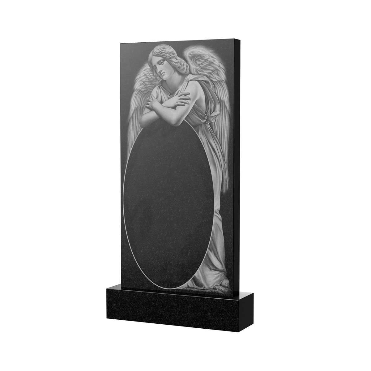 Художественное оформление памятника в&nbsp;Нефтегорске | Художественное оформление на гранитную стелу, рисунок ВХО-016