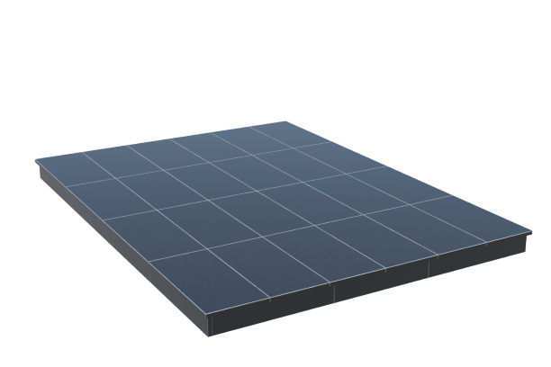 Площадки на могилу в&nbsp;Нефтегорске | Площадка с вертикальной (10 см) облицовкой гранитом Габбро