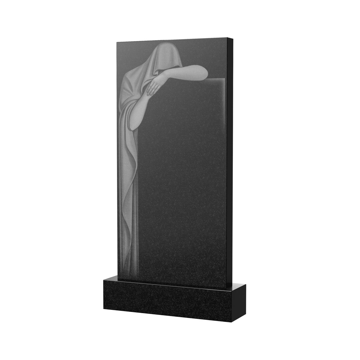 Художественное оформление памятника в Нефтегорске | Художественное оформление на гранитную стелу, рисунок ВХО-036