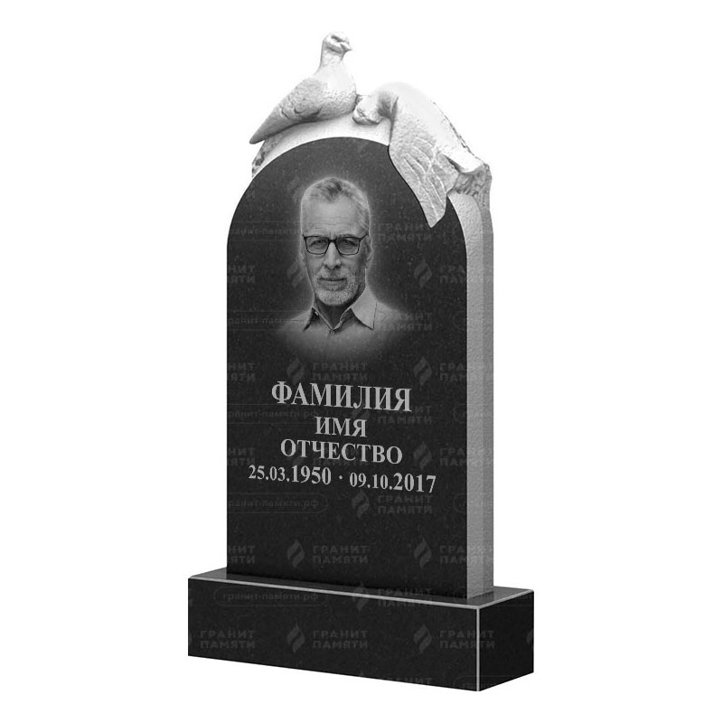 Памятники из гранита с птицами в&nbsp;Нефтегорске | Гранитный памятник ФГ-109