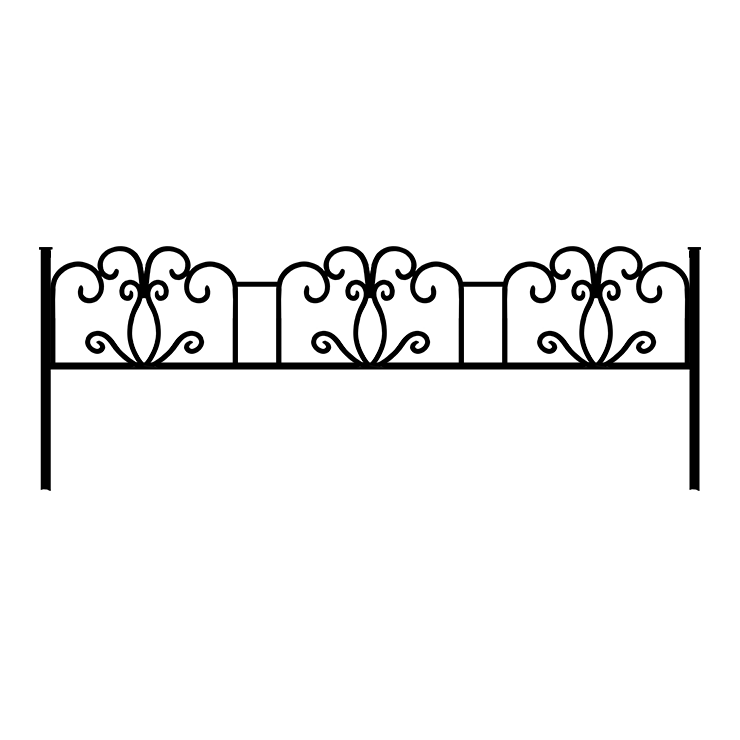 Металлические оградки, столы, скамейки в&nbsp;Нефтегорске | Оградка №4
