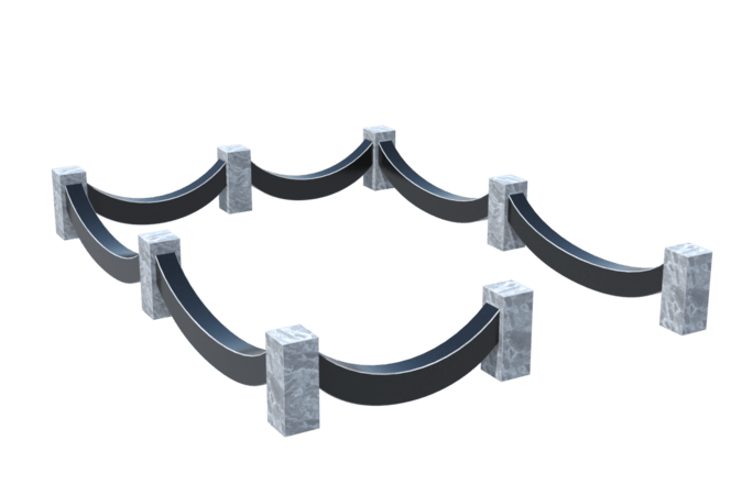 Цоколи на могилу в Нефтегорске | Цоколь на могилу №0023