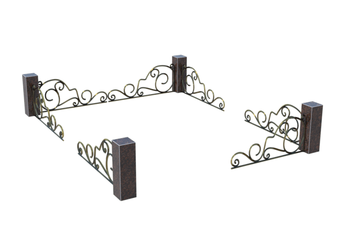 Цоколи на могилу в&nbsp;Нефтегорске | Цоколь на могилу №0050