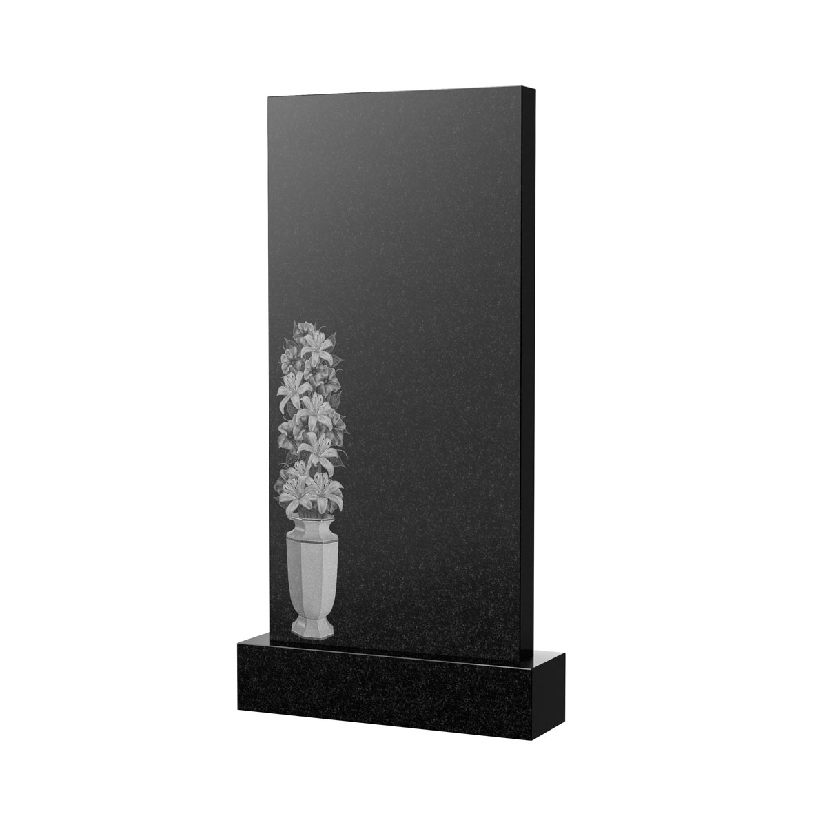 Художественное оформление памятника в&nbsp;Нефтегорске | Художественное оформление на гранитную стелу, рисунок ВХО-057