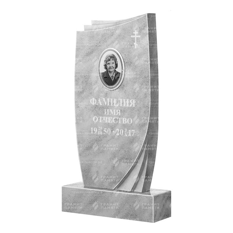 Памятники из мрамора в&nbsp;Нефтегорске | Мраморный памятник ФМ-057