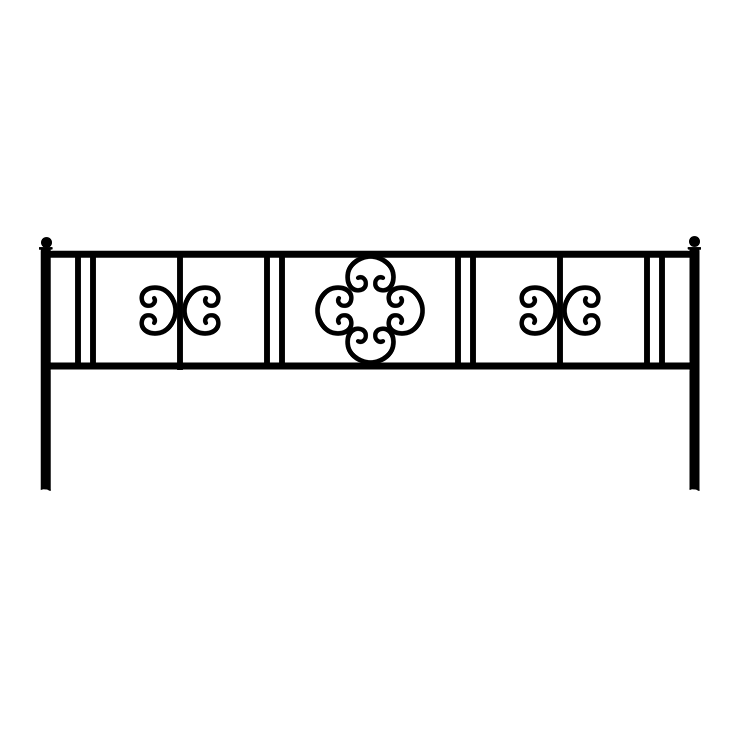 Кованые изделия в&nbsp;Нефтегорске | Кованая оградка ОГ.006