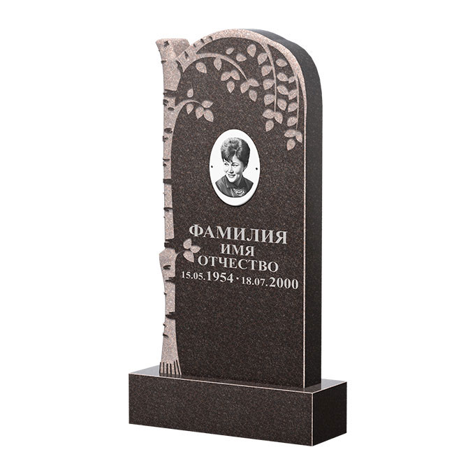 Гранитные памятники в&nbsp;Нефтегорске | Памятник из гранита Карел Brown ФГЦ-091