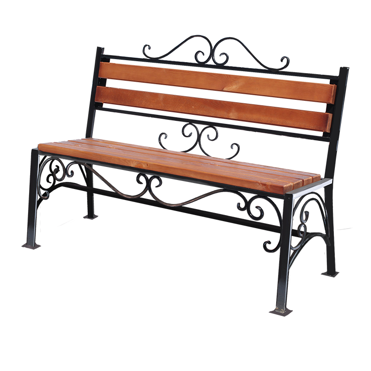 Кованые изделия в&nbsp;Нефтегорске | Кованая скамейка СТ.006