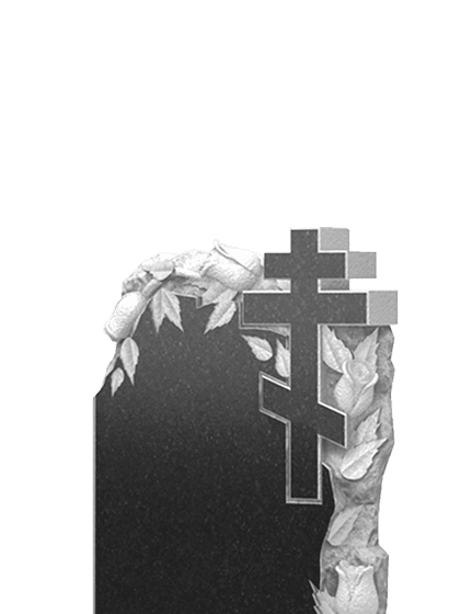 Памятники из гранита с цветами в Нефтегорске